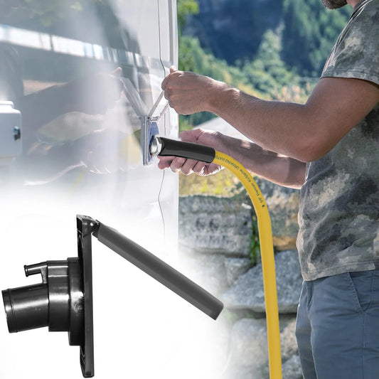 HWHongRV Abs RV Water Inlet With Cover Magnetic Bayonet Cap
