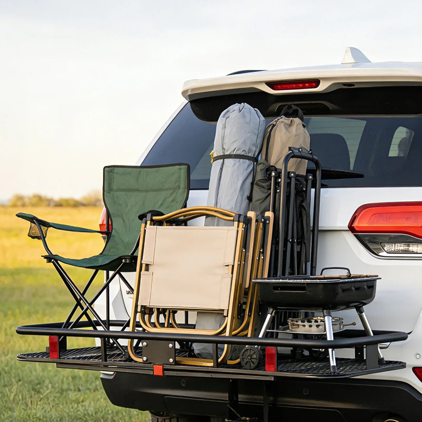 Si Hao Heavy Duty Foldable Rear Mount Cargo Carrier