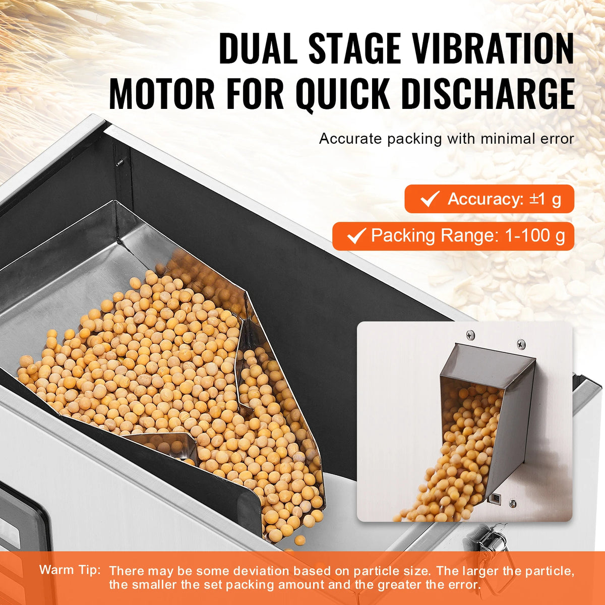 Automatic Weighing Filling Packing Machine For Powder And Seeds