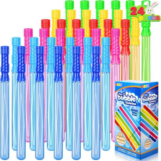 Joyfy Large Bubble Wands Bulk Pack Summer Kids Outdoor Fun