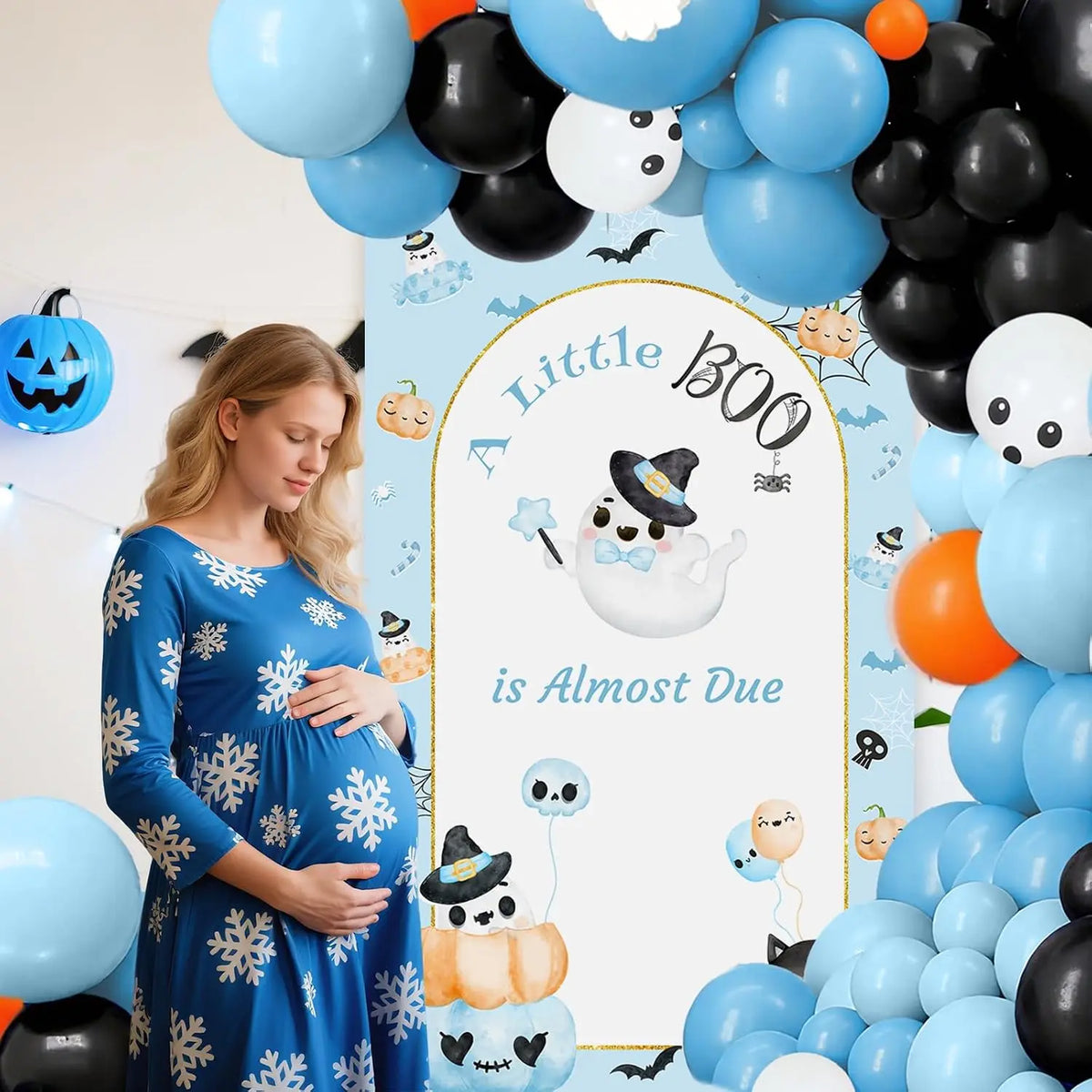 Halloween Baby Shower Decorations A Little Boo Is Almost Due