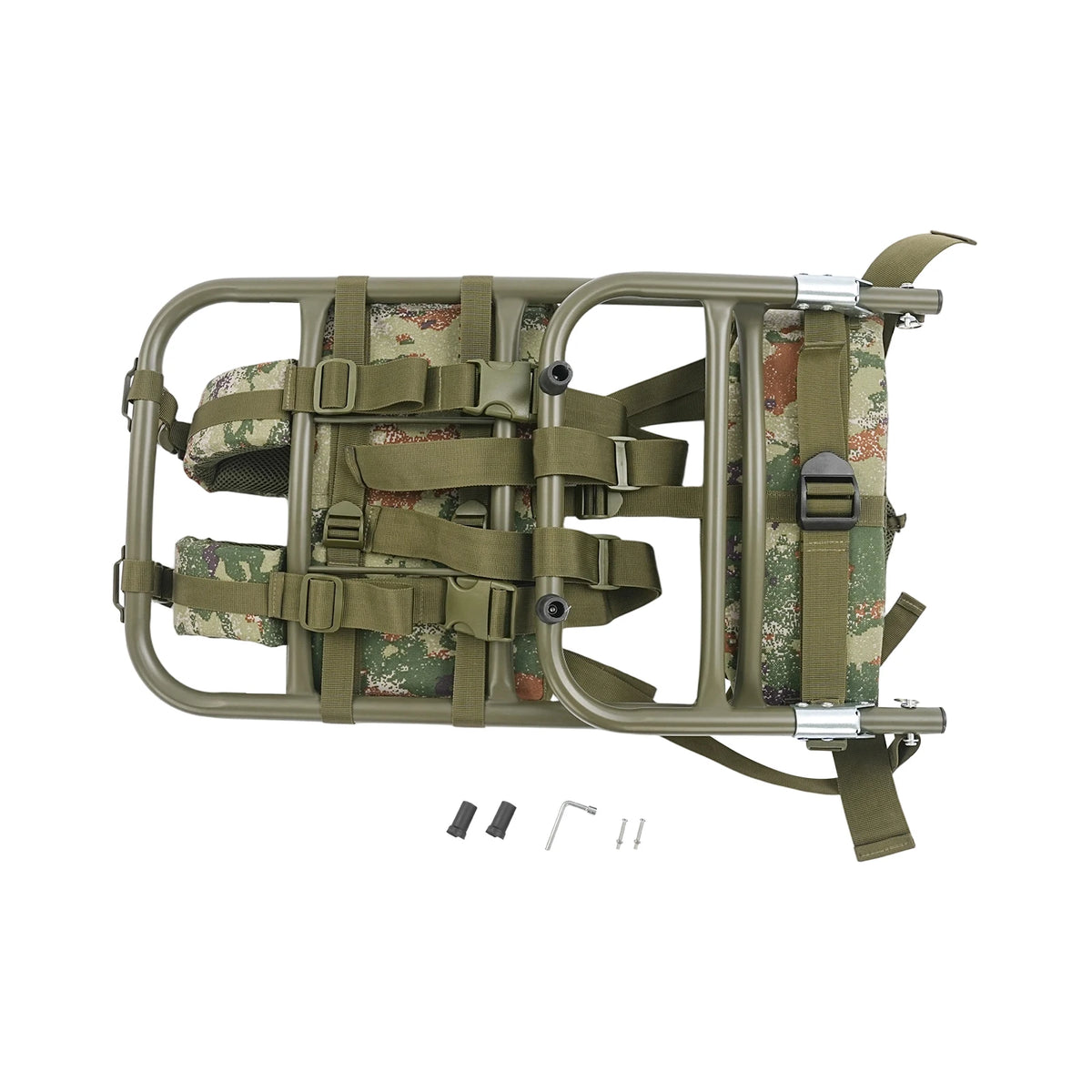 Bymaocar Foldable Aluminum Hunting Pack Frame Waist Belt