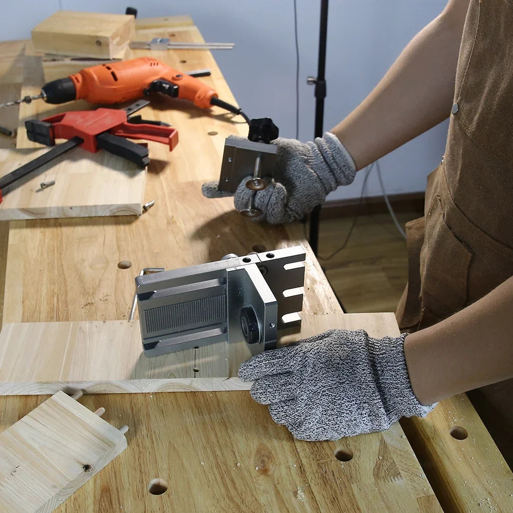 Allsome 3 In 1 Wood Doweling Jig Kit Aluminum Alloy