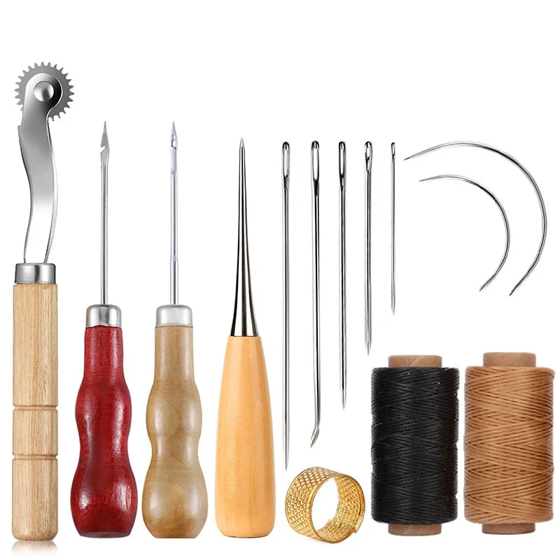 Leather Hand Stitching Awl And Craft Hole Punch Sewing Tool