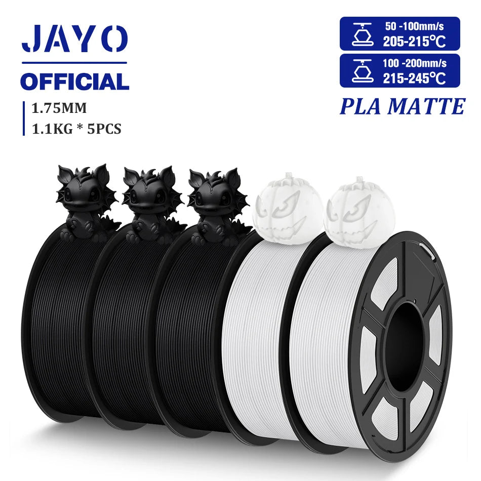 Jayo Premium 3D Printer Filament PLA Plus ABS PETG Silk