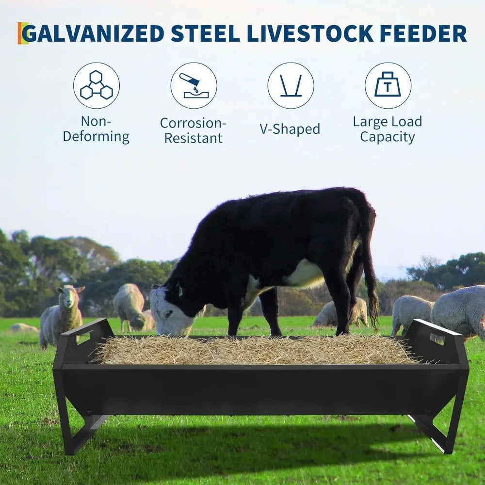 Garvee Heavy Duty Metal Livestock Feeder For Farm Animals