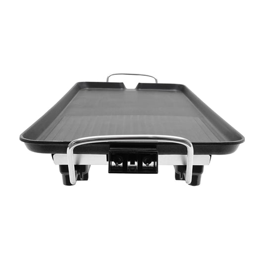 1500W Indoor Outdoor Teppanyaki Grill ,27'' Electric Griddle Nonstick Large Griddle Long Countertop with Adjustable Temperature