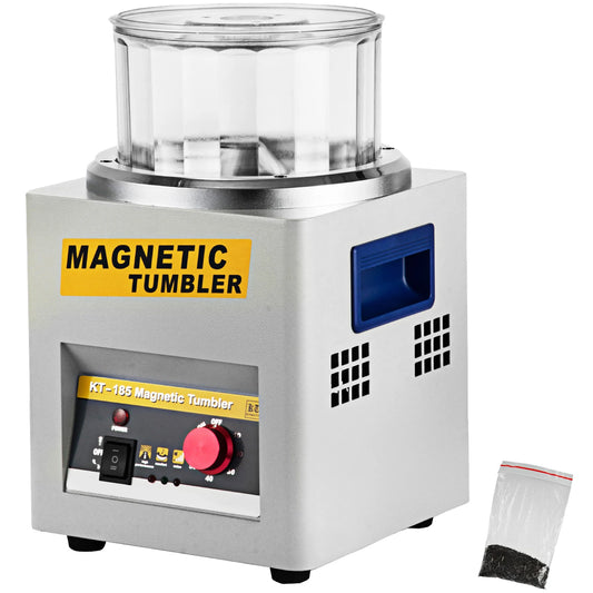 Succebuy Magnetic Tumbler Jewelry Polisher Mini Finishing Machine