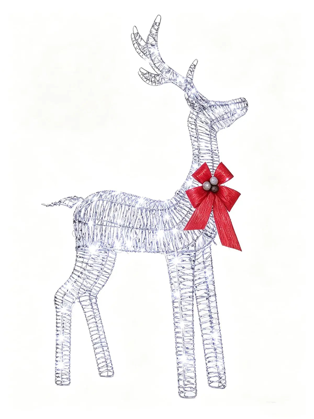 Lighted Christmas Deer Family Set Outdoor Decoration With LED Lights