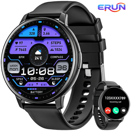 ERUN Smartwatch With Bluetooth Calling, Fitness Tracking And Message Notifications