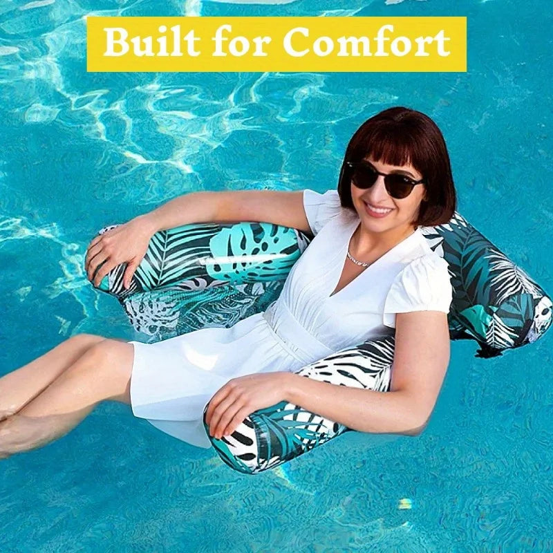 Joyfy Inflatable Pool Chair Double Floating Beach Lounger