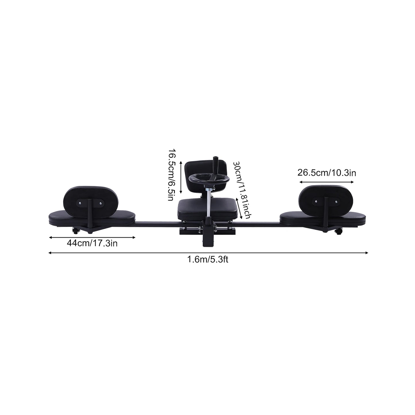 Adjustable Horizontal Leg Stretcher Equipment For Flexibility Training