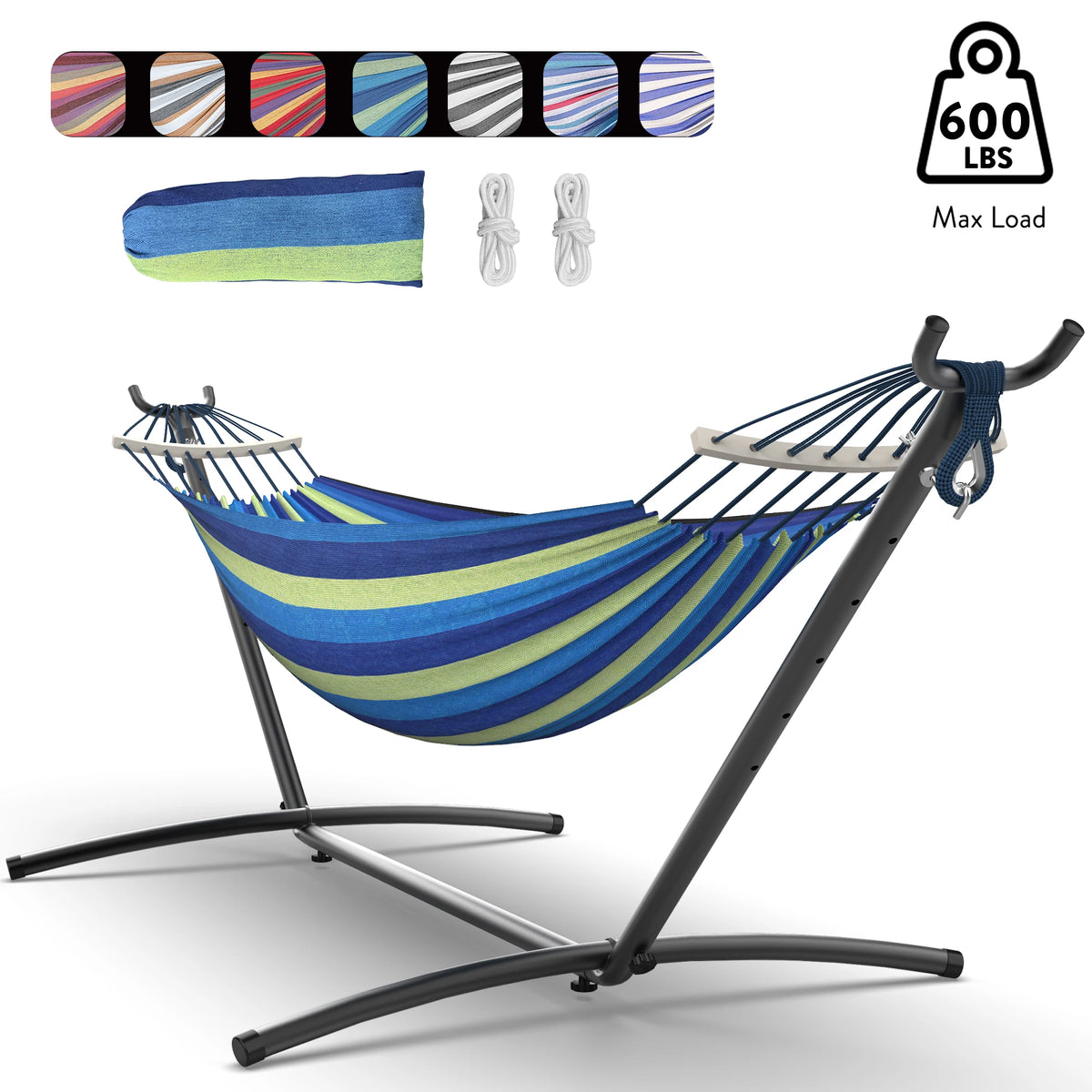 Gyroor Adjustable Stand Hammock With Storage Bag For Outdoor Camping