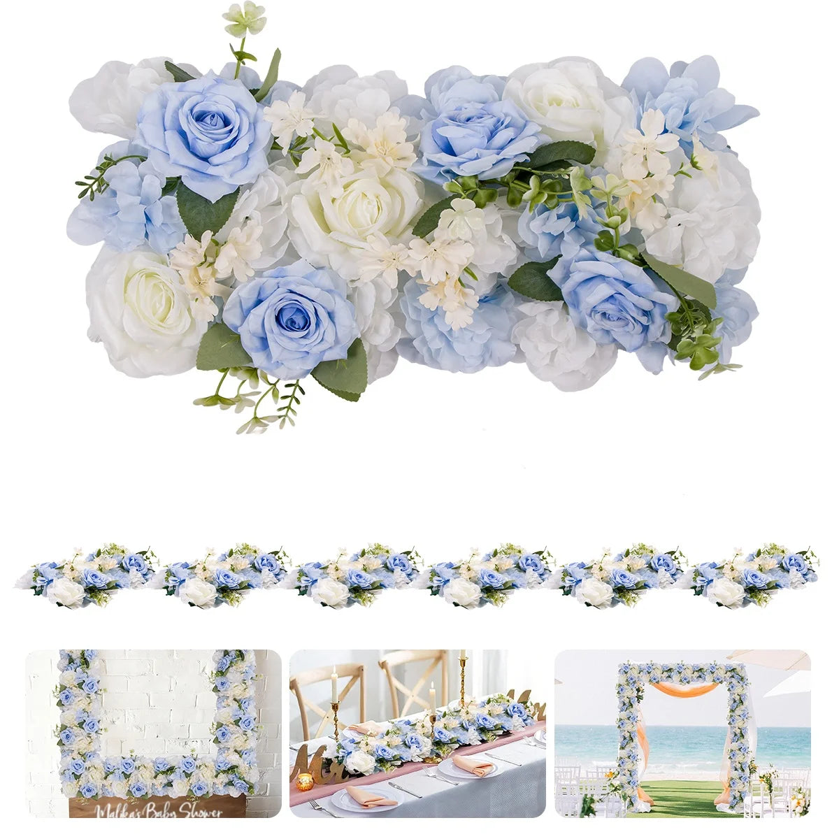 HiMISS Artificial Flower Garland For Wedding Arch And Party Decor