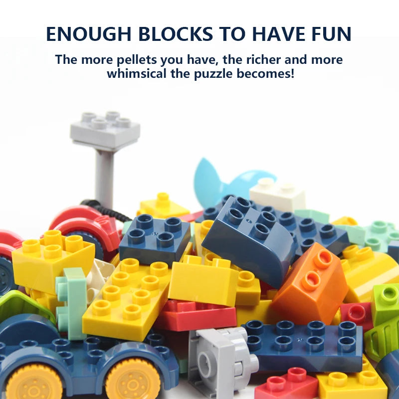 SALYWEE Large Particle Building Blocks Dinosaur Mechanical Creative Educational Toy
