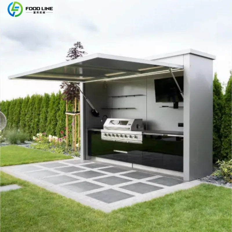 Foodline Modular Outdoor Kitchen BBQ Island Stainless Steel Cabinets