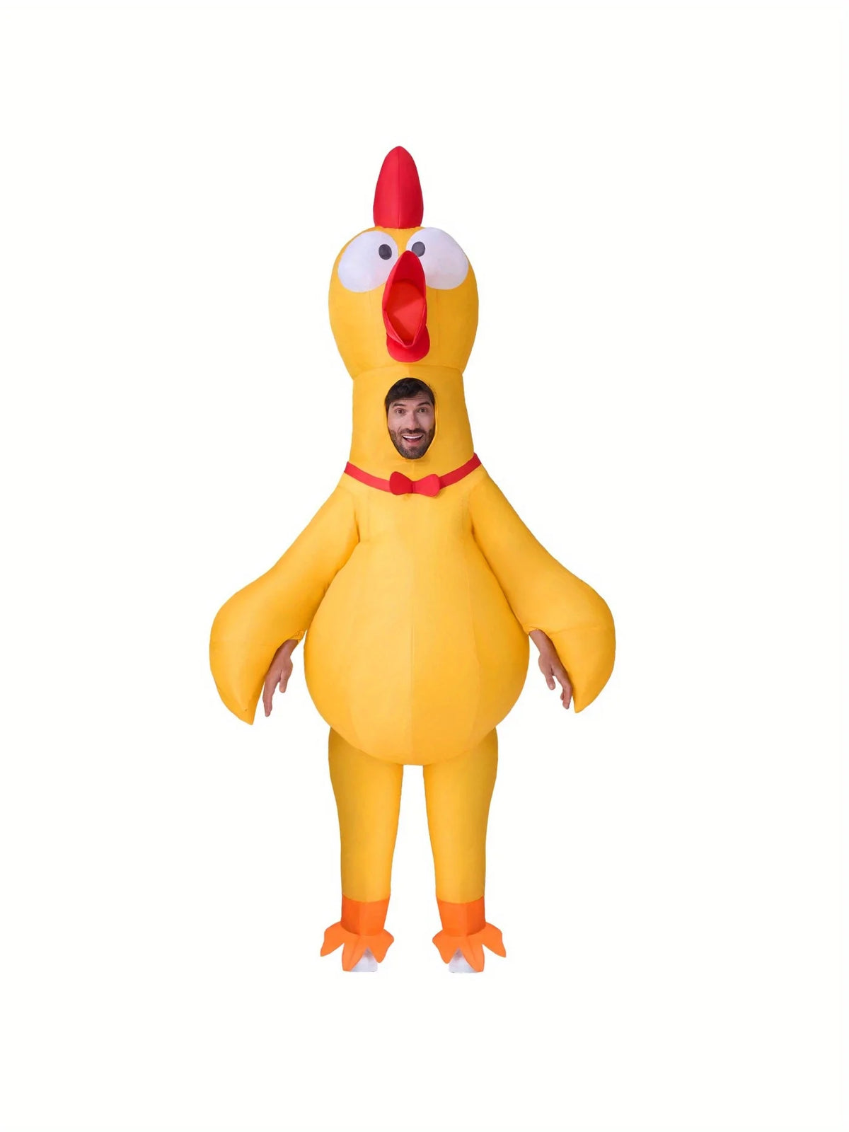 Joyfy Inflatable Rubber Chicken Costume For Adults Halloween Cosplay