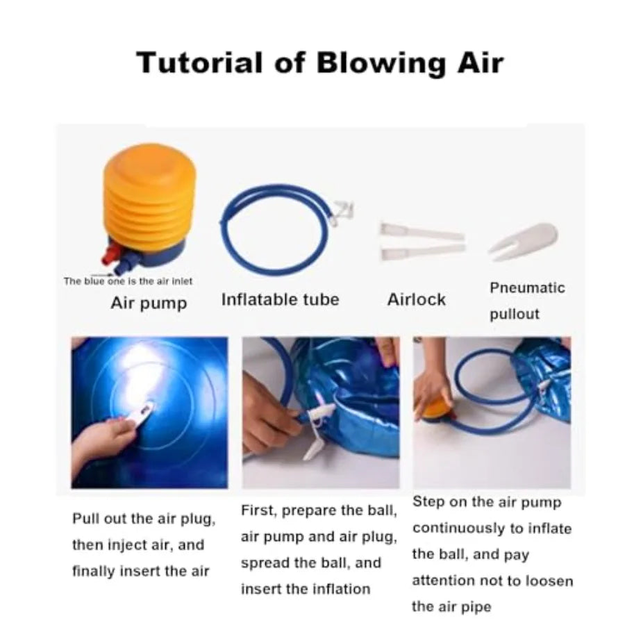 Explosion Proof Stability Yoga Exercise Ball Pump Fitness Balance Training