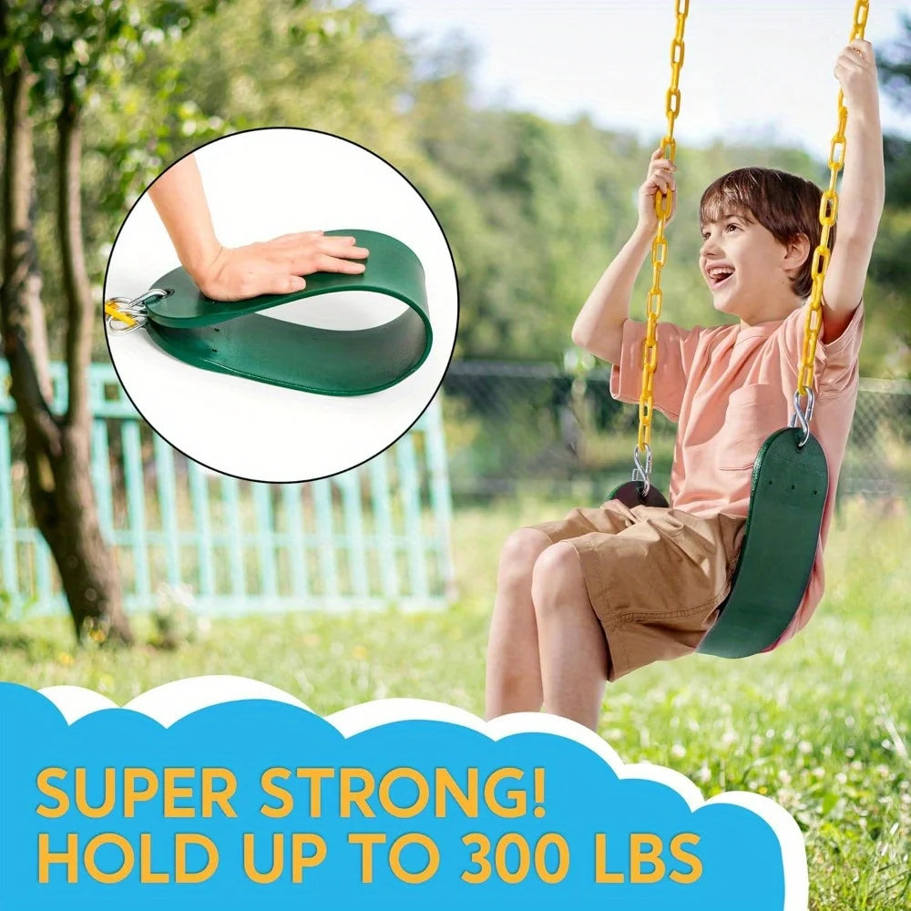 Joyfy Metal Swing Seats With Chain And Hooks For Yard