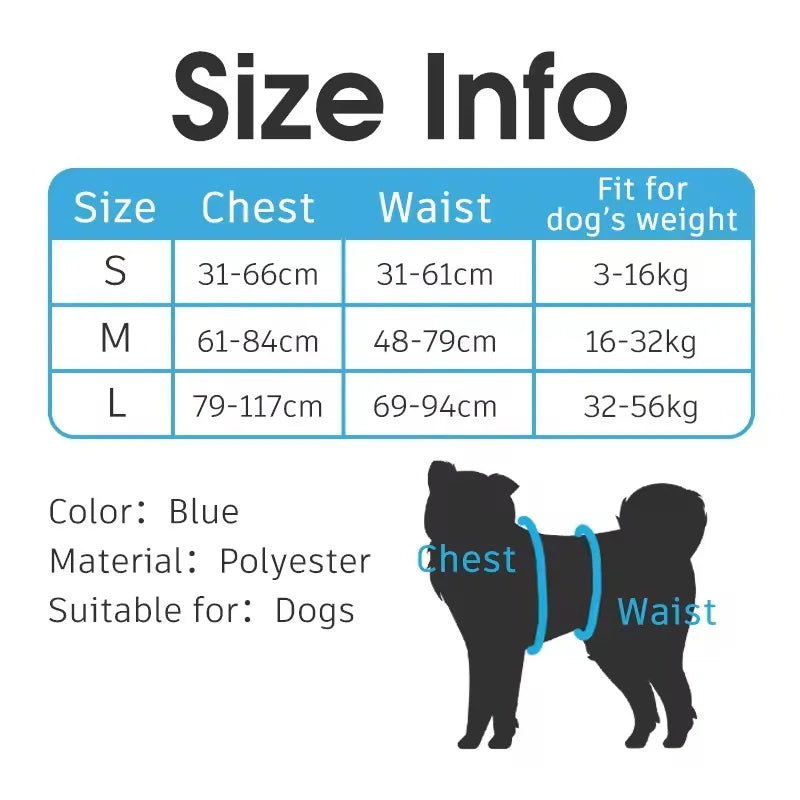 Portable Dog Support Harness Breathable Pet Lift Sling