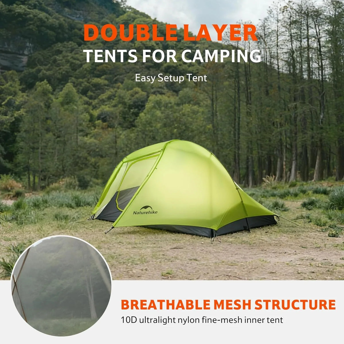 Naturehike Star Trail EXT Double Wall Ultralight Backpacking Tent
