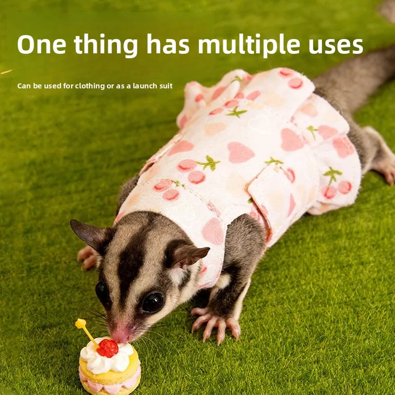 Adjustable Pet Harness With Leash For Sugar Gliders And Ferrets