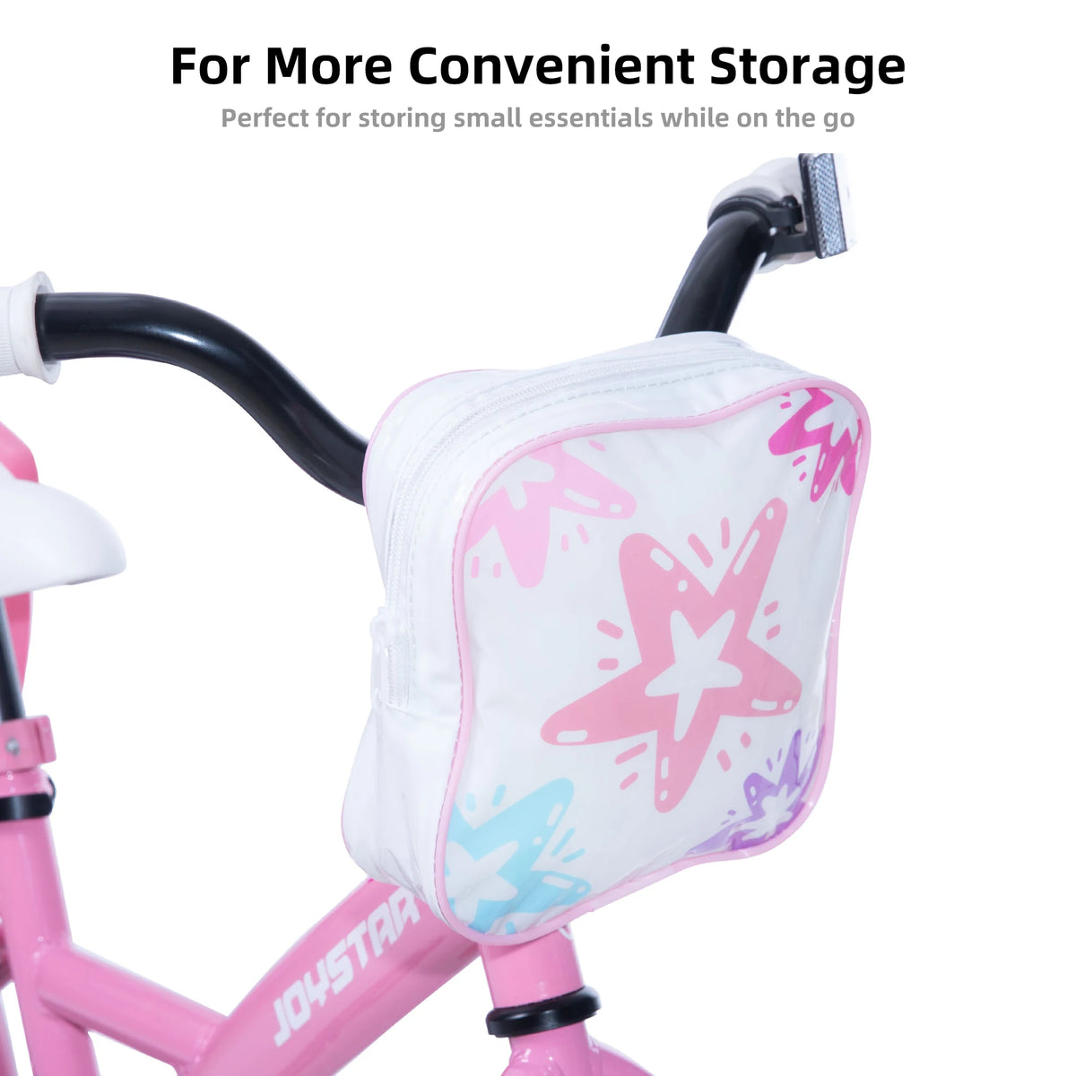 Joystar Kids Bike With Training Wheels And Front Basket