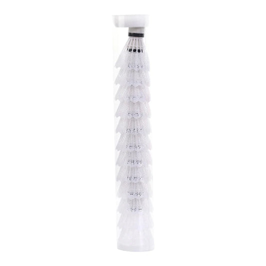 12pcs Plastic Badminton Shuttlecock Lightweight Badminton for Hitting Practice Portable Badminton for Training Outdoor Supplies