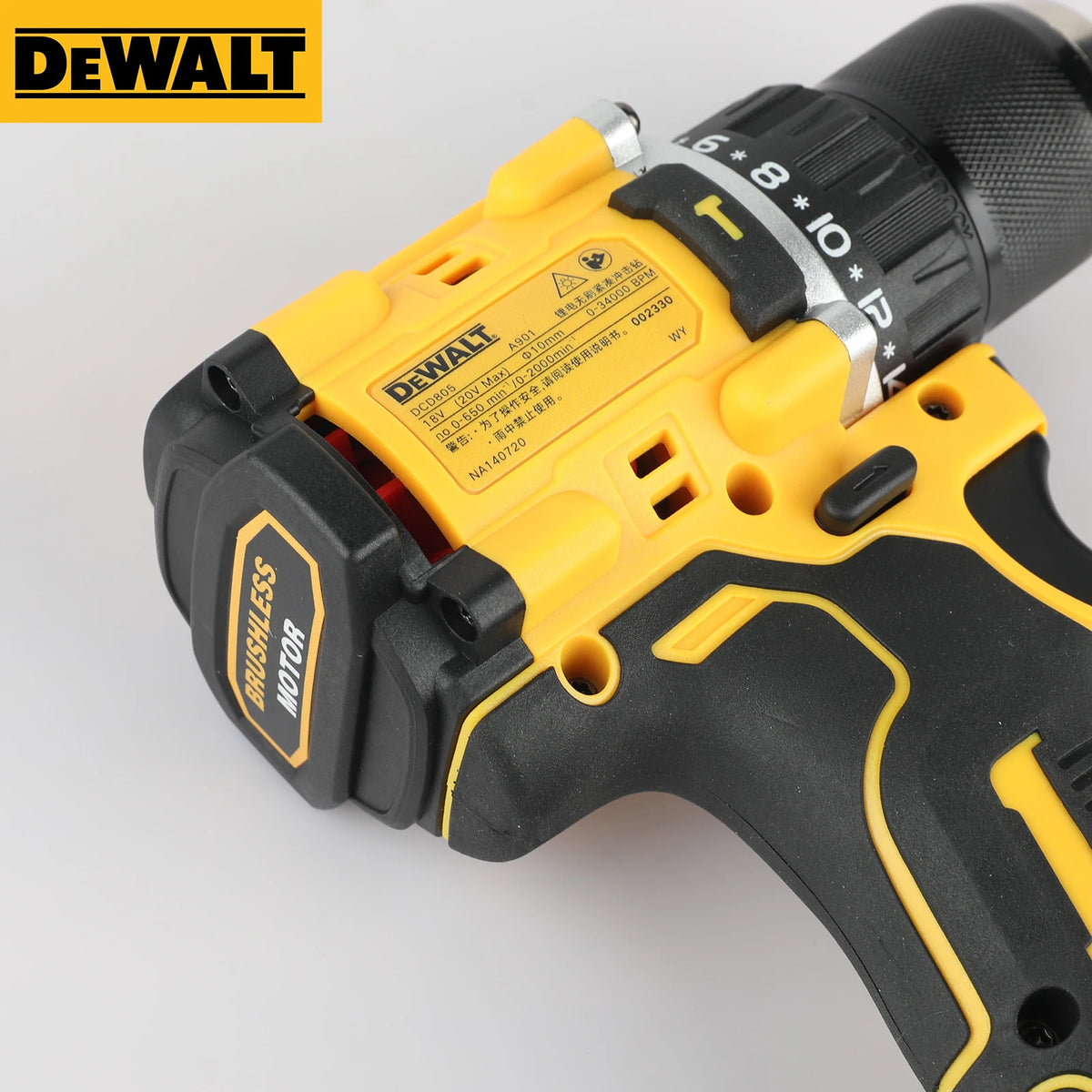 DeWalt 20V Max Xr Brushless Hammer Drill Power Tool