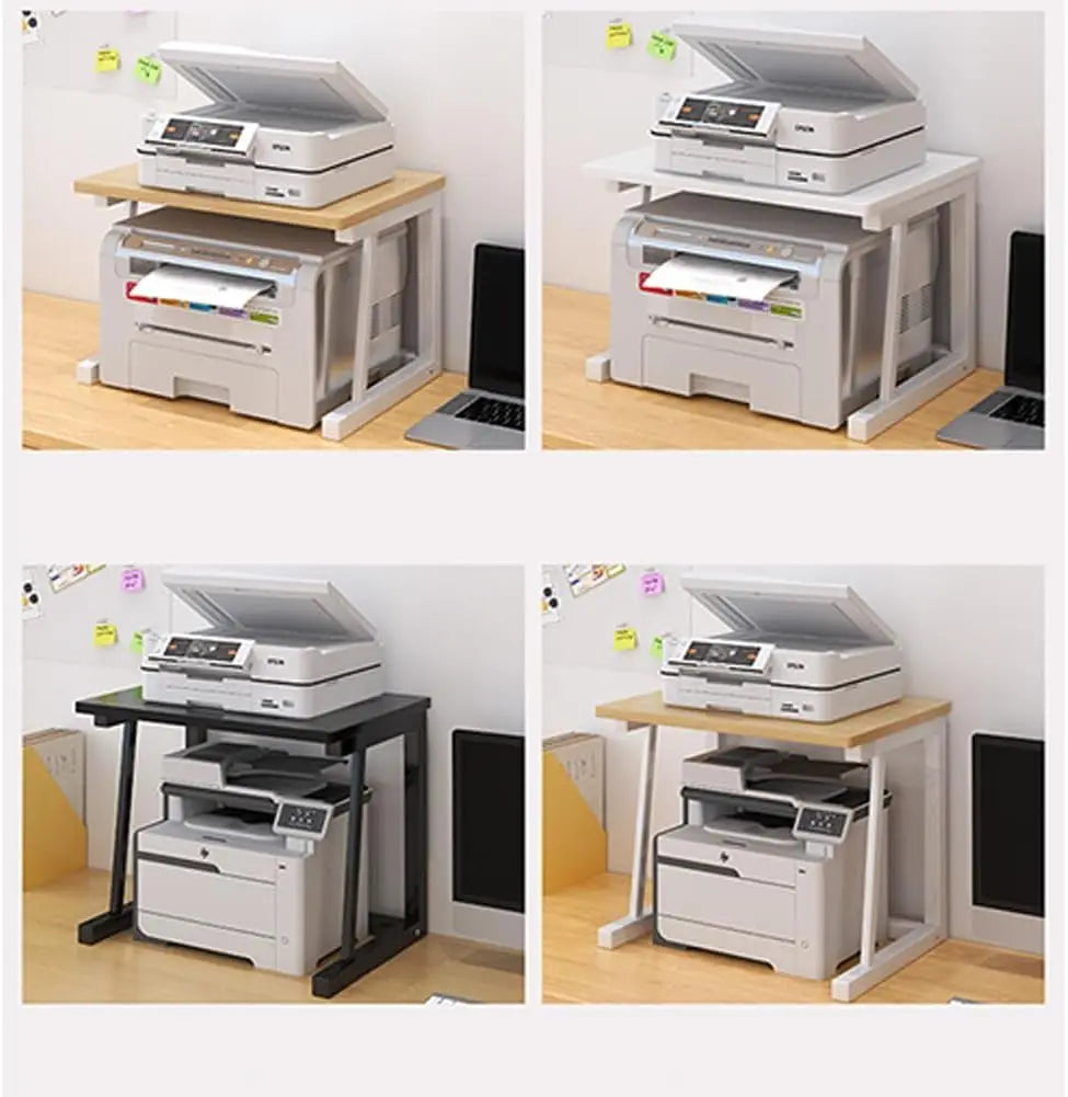 Garvee 2 Tier Printer Stand with Multipurpose Storage Organizer