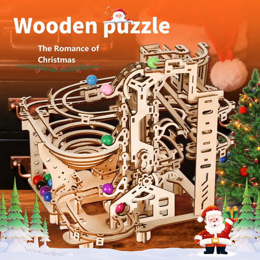 Music Park 3D Wooden Puzzle Spacetime Tunnel Marble Maze Physics