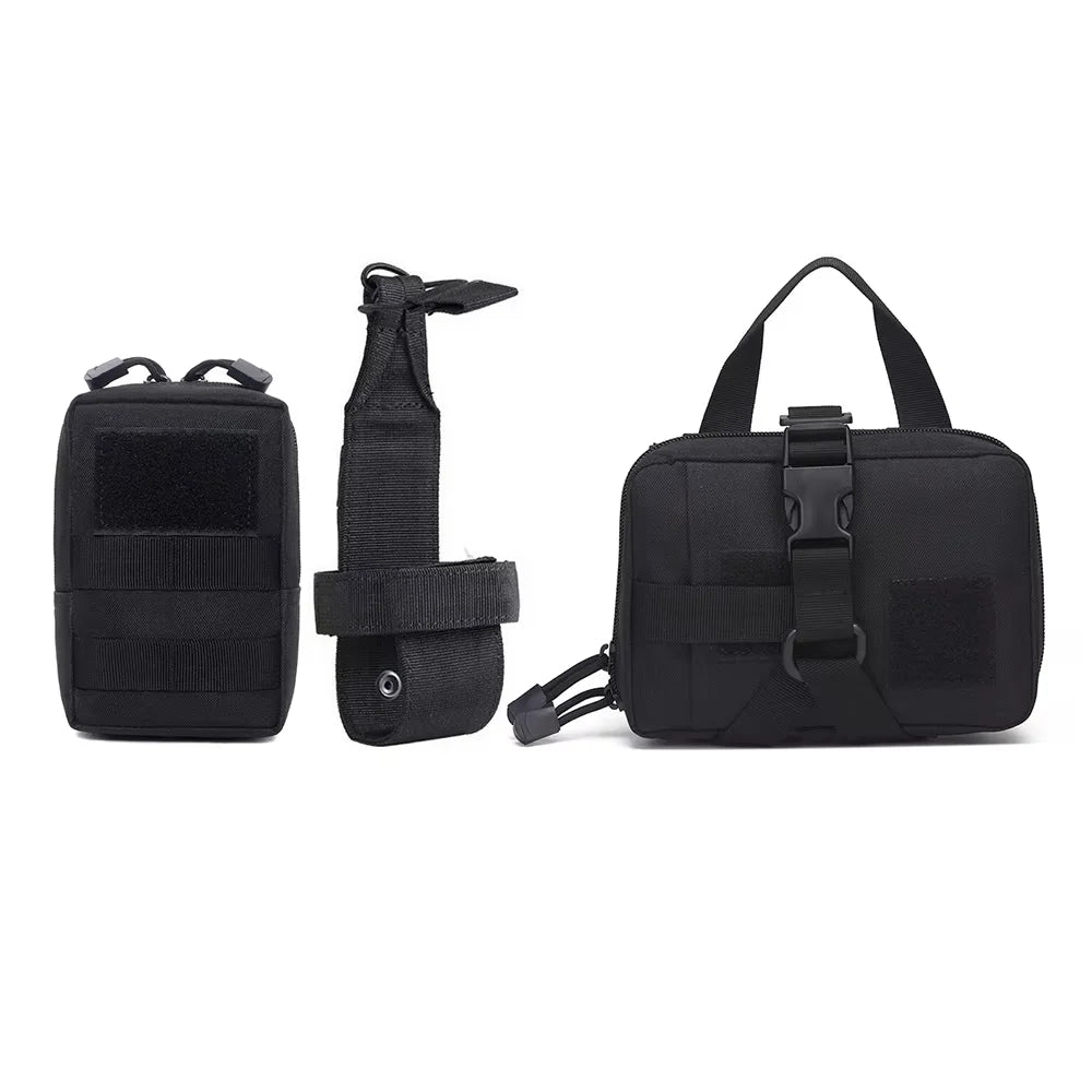 Petavel Tactical Dog Molle Bag Set Harness And Training Accessories