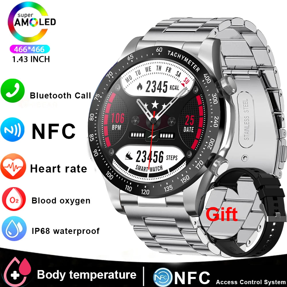 Amoled Smart Watch With Bluetooth Calling And Fitness Tracking