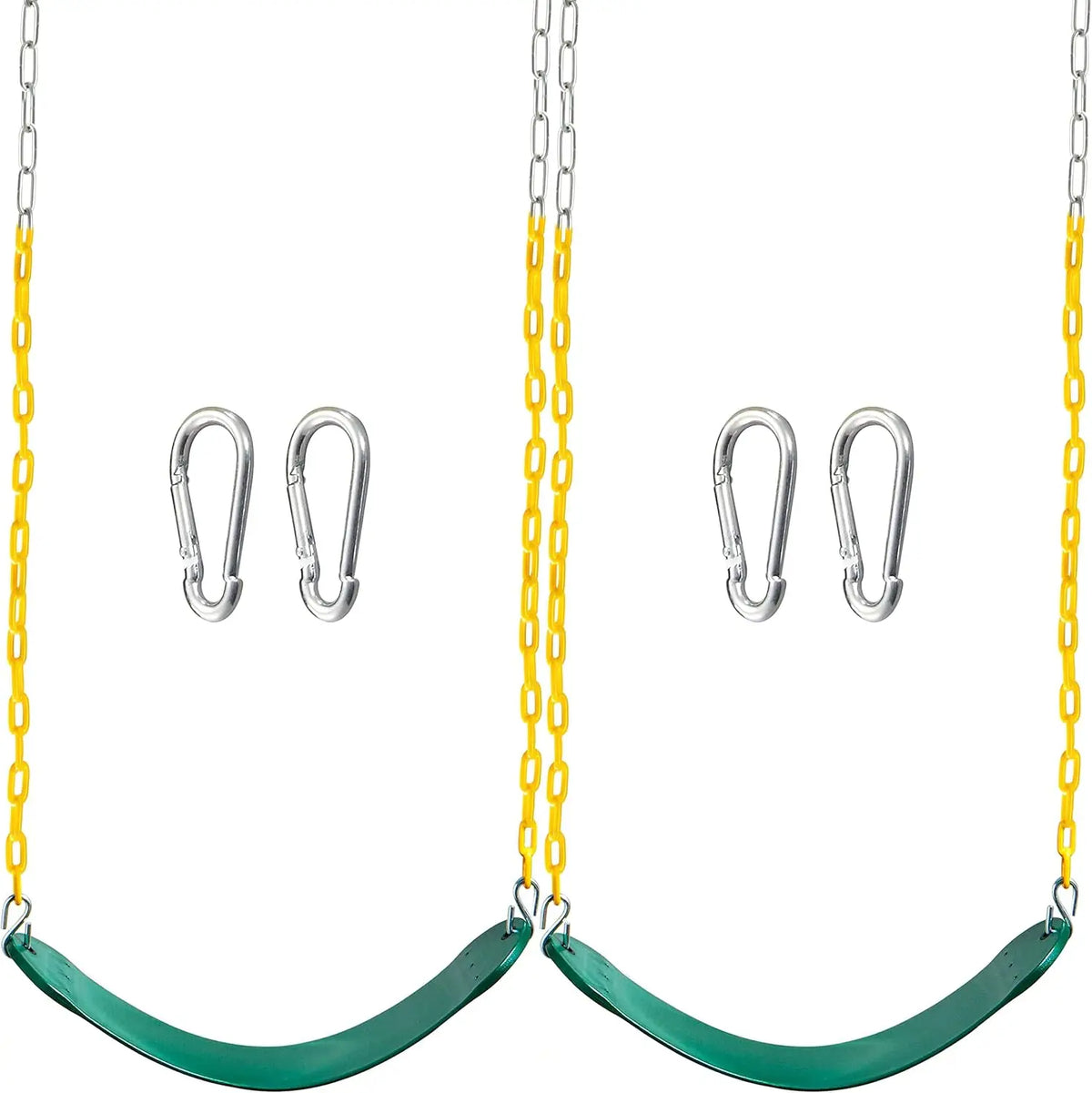 Joyfy Metal Swing Seats With Chain And Hooks For Yard
