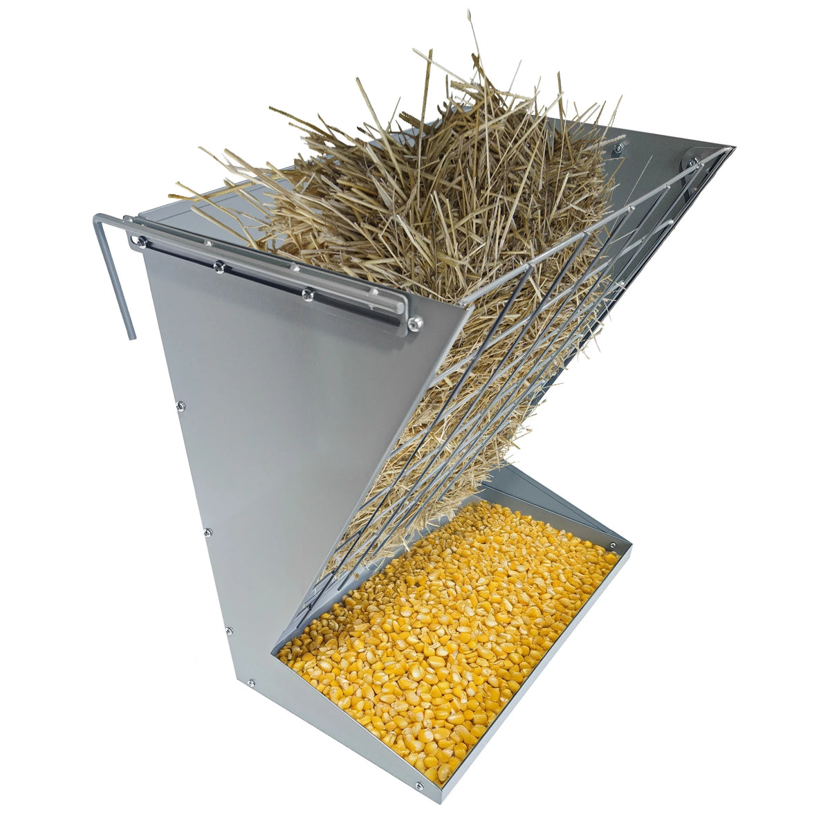 Wall Mounted Metal Hay And Grain Feeder For Livestock