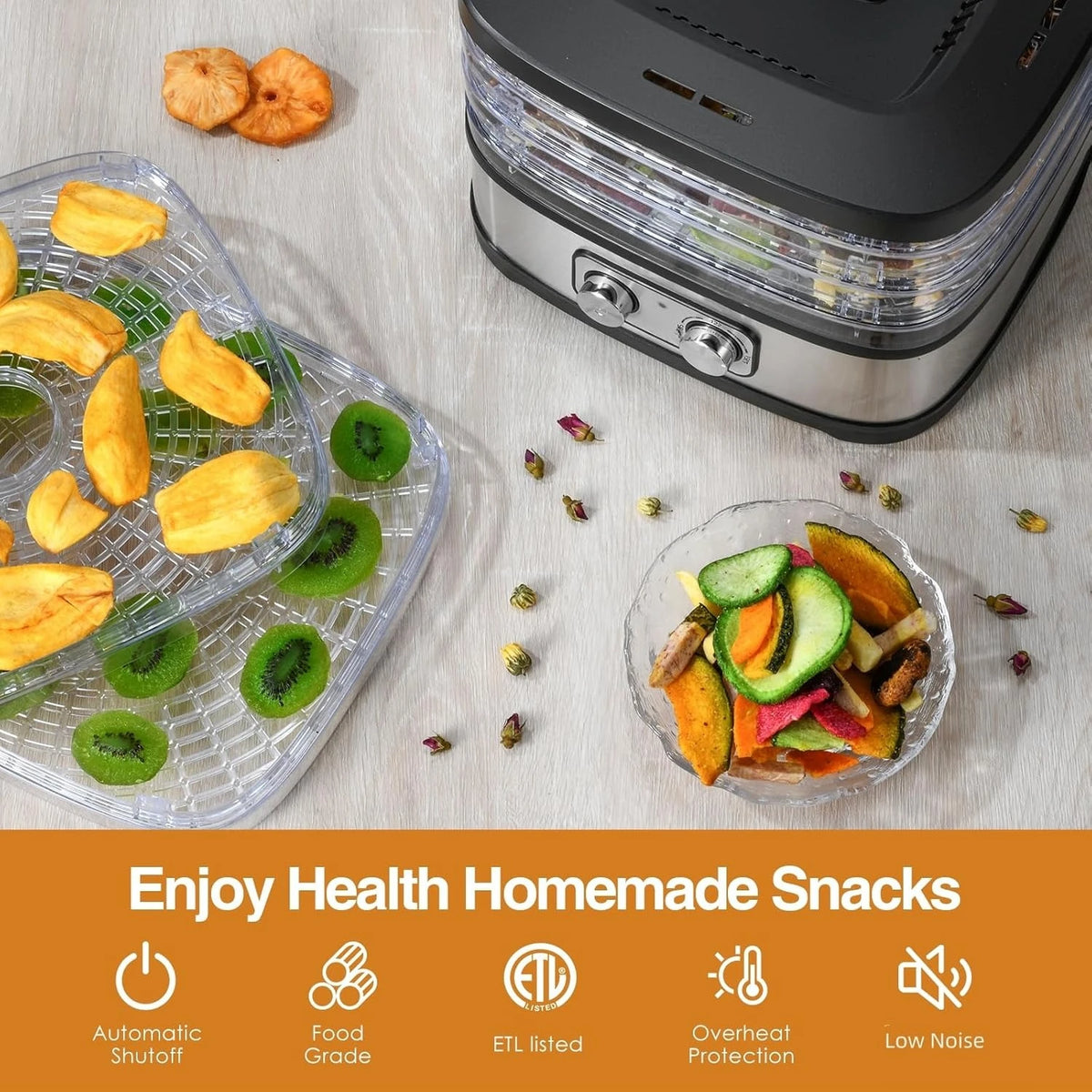 Premium Electric Food Dehydrator For Jerky Fruits And Vegetables