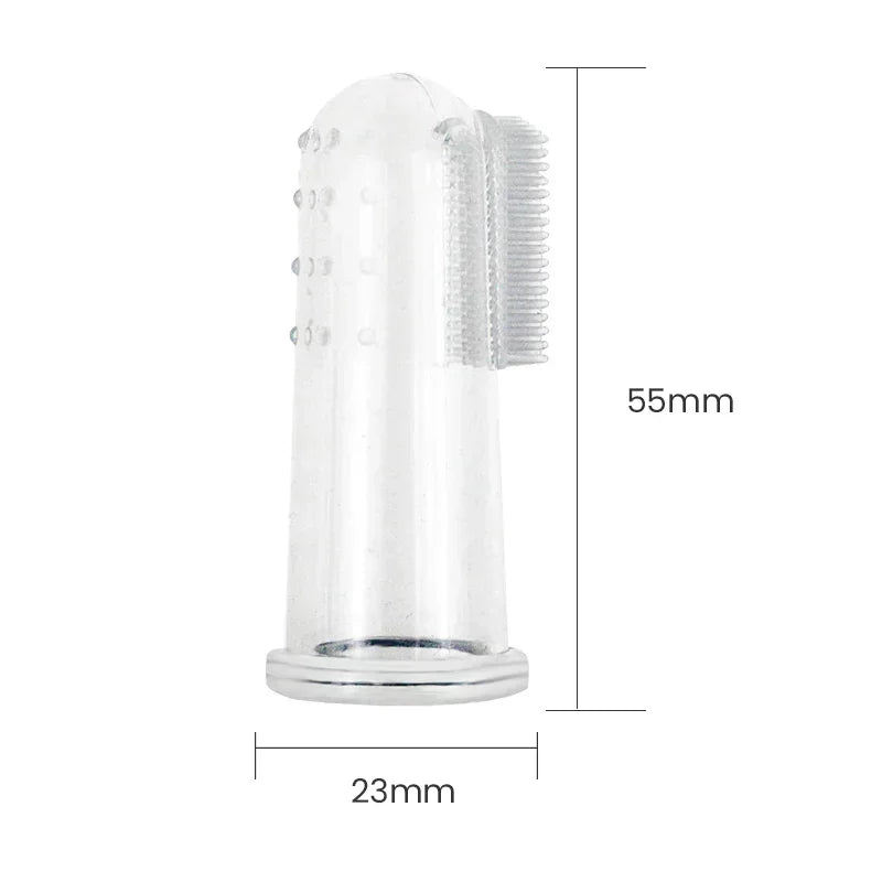 Silicone Finger Toothbrush For Dogs And Cats Dental Cleaning