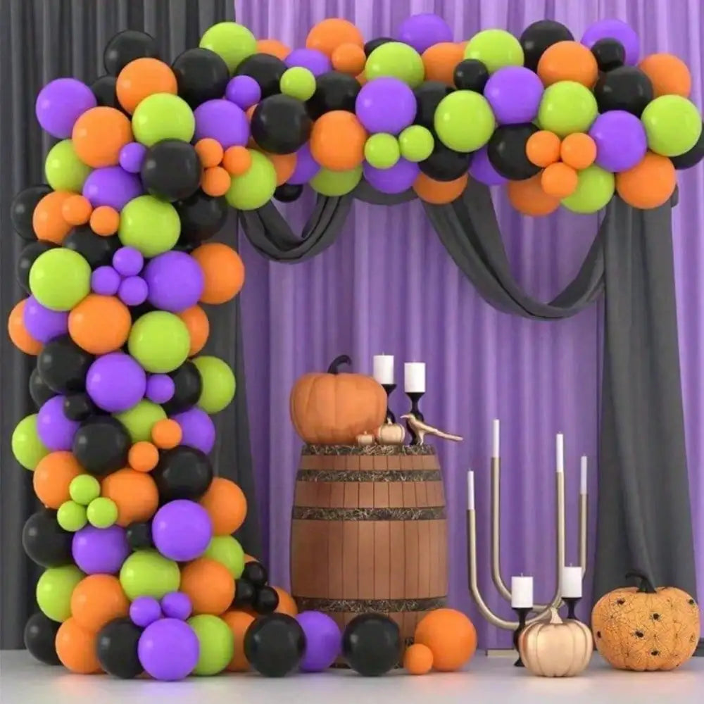 Halloween Balloon Garland Arch Kit For Party Decor Set