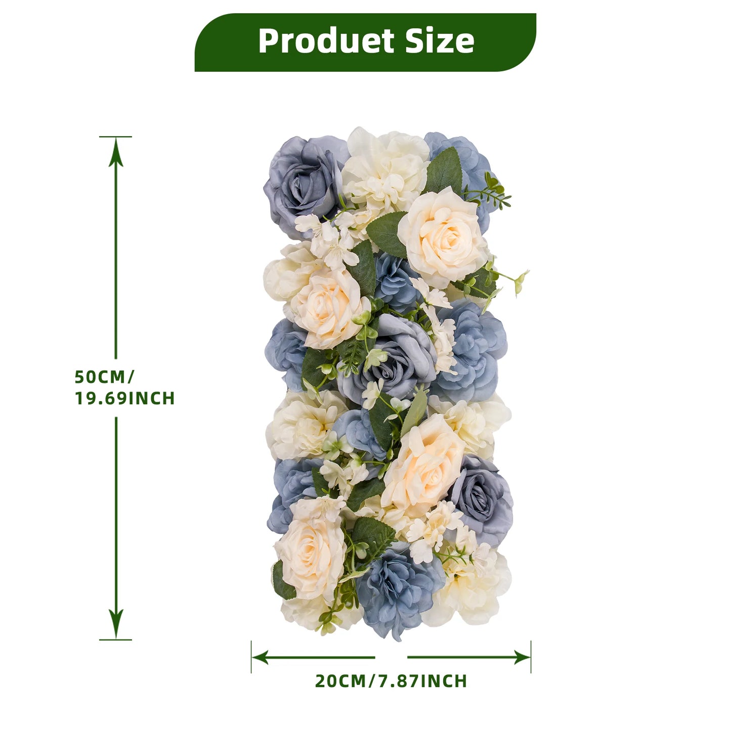HiMISS Artificial Flower Garland Wedding Party Decoration
