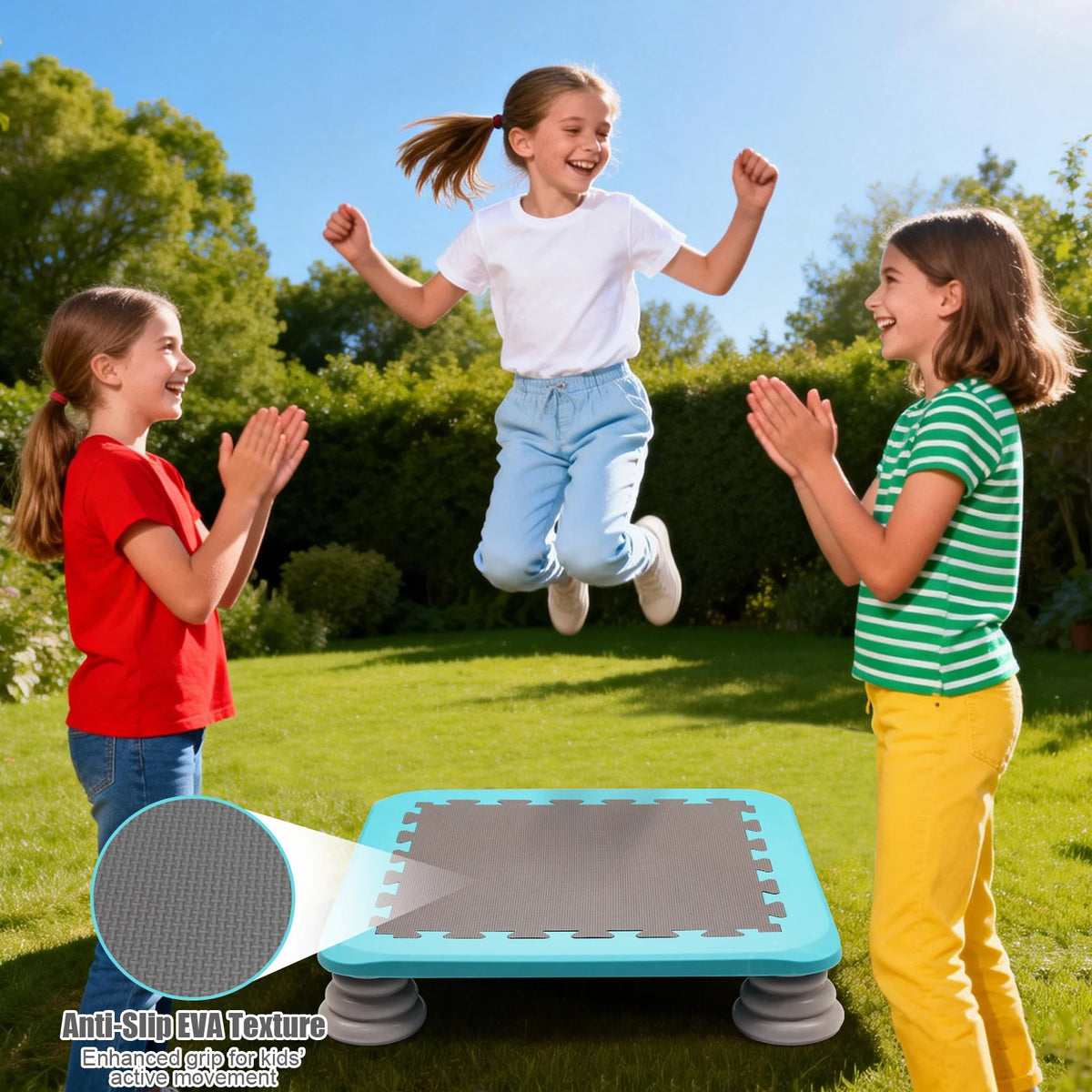 Kids Mini Trampoline for Indoor and Outdoor Balance Training