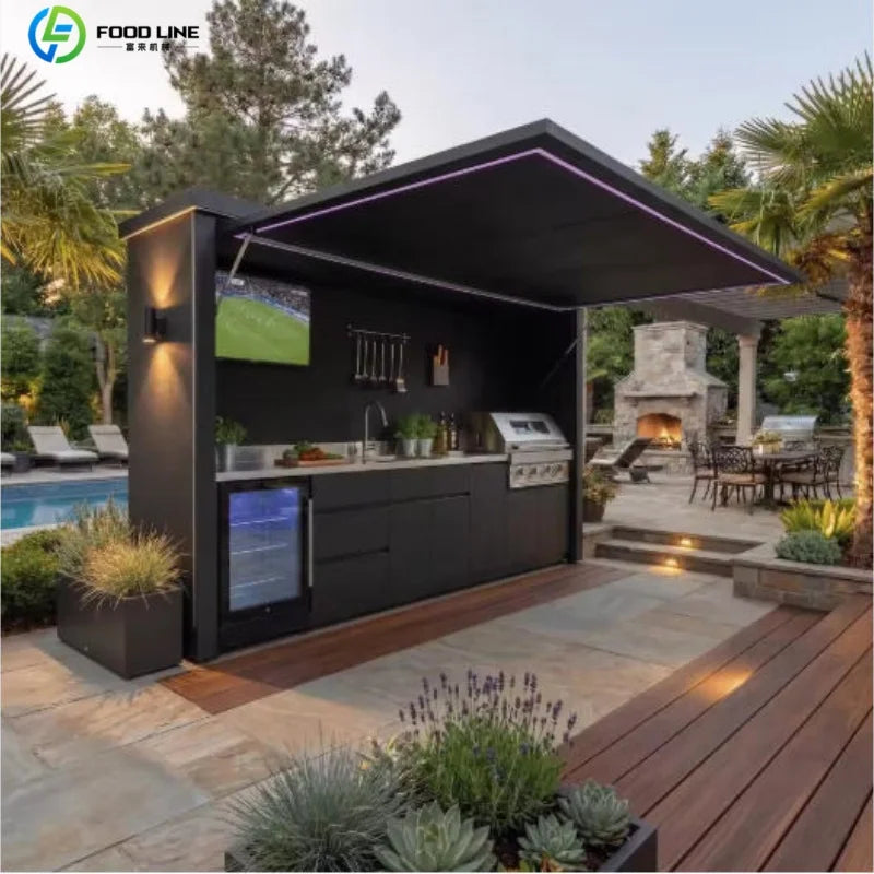 Foodline Modular Outdoor Kitchen BBQ Island Stainless Steel Cabinets