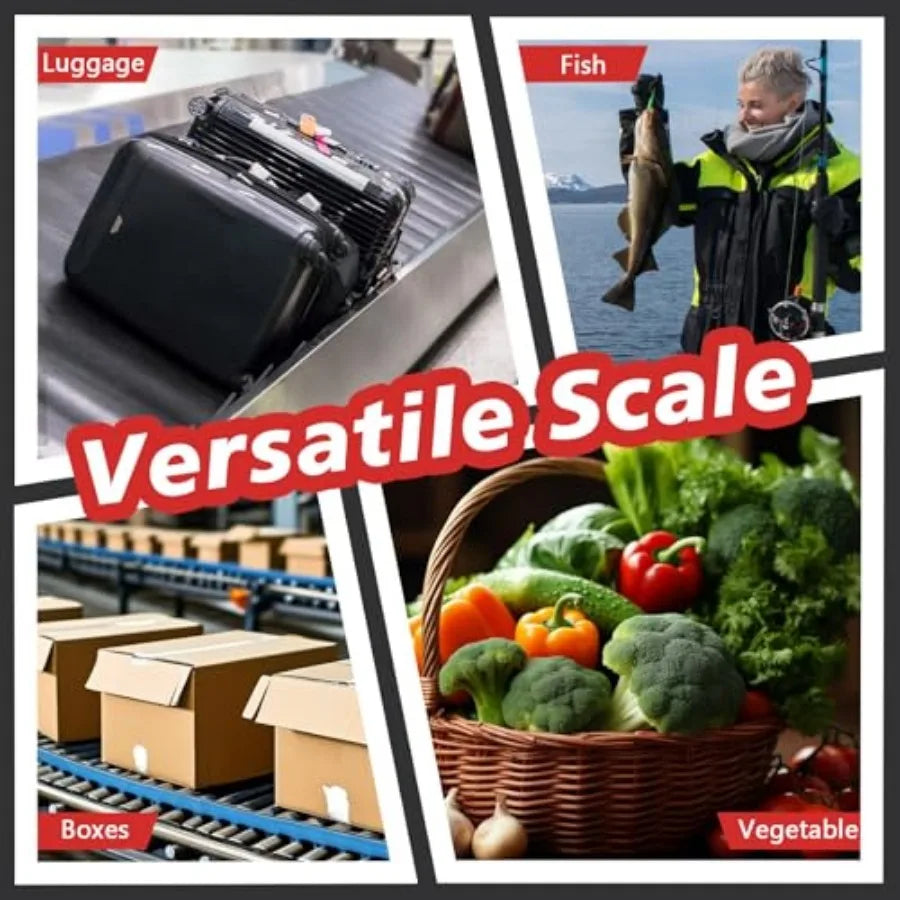 Portable Mechanical Luggage Weight Scale With Hook For Travel