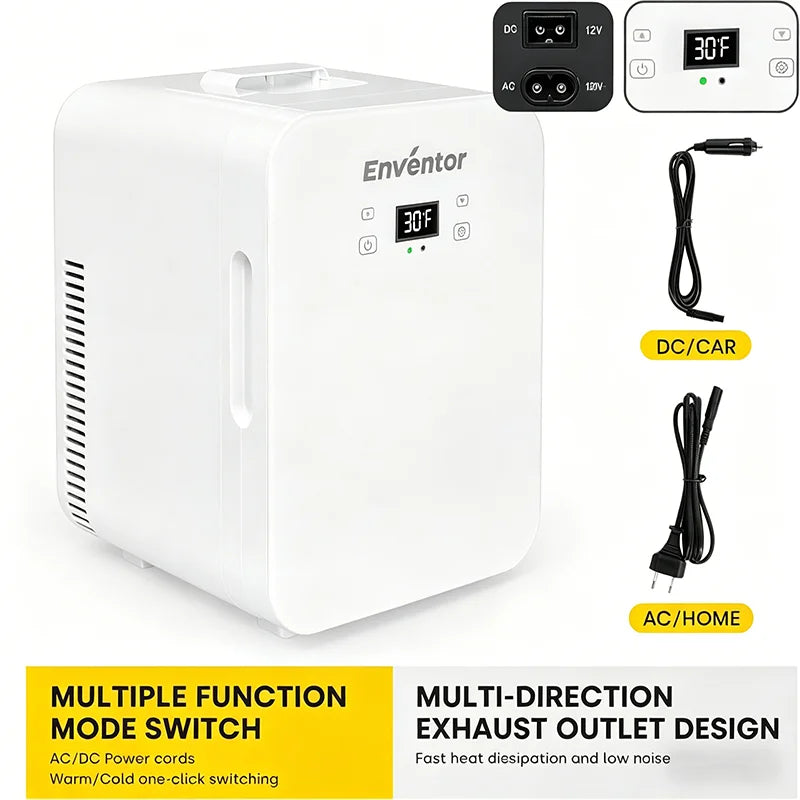 Enventor Portable Car Refrigerator Cooler And Warmer