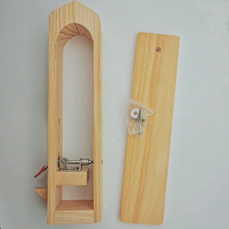 Wooden Leather Stitching Pony Workstation For Diy Hand Sewing