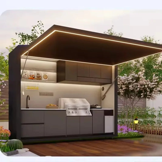 Foodline Modular Outdoor Kitchen BBQ Island Stainless Steel Cabinets