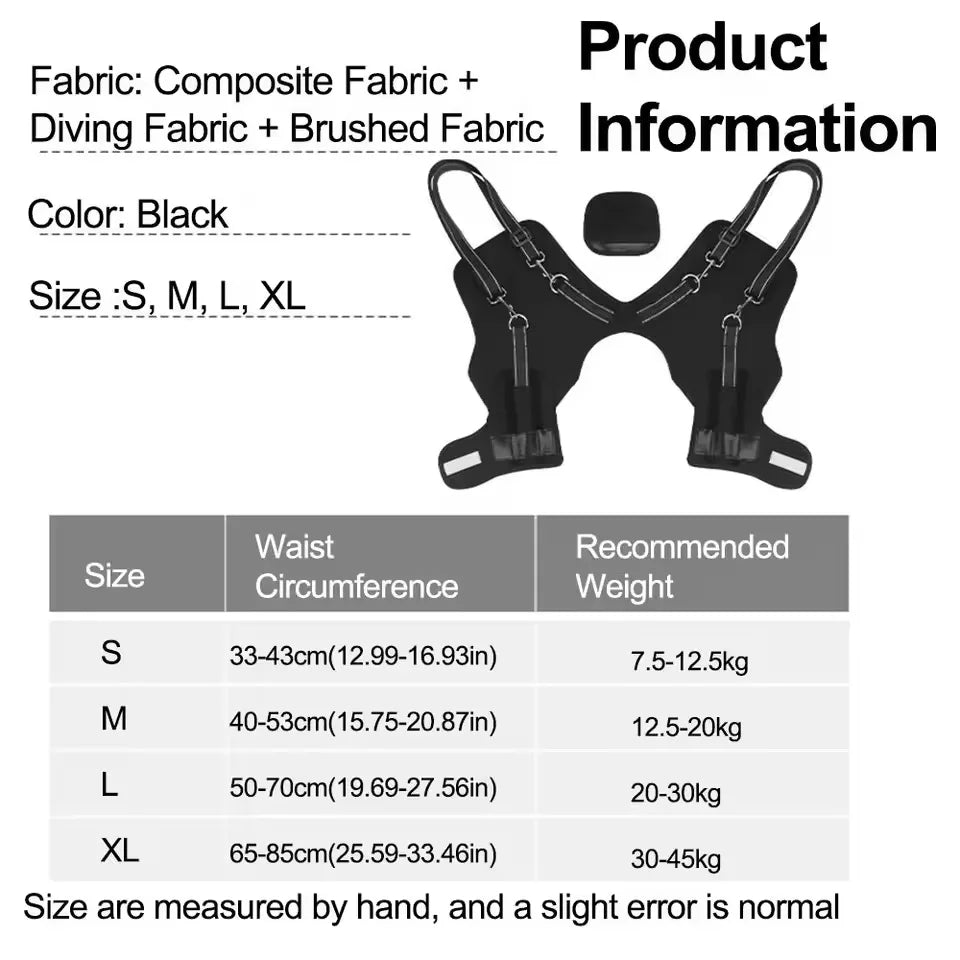Adjustable Dog Hip Support Leg Brace With Lift Harness