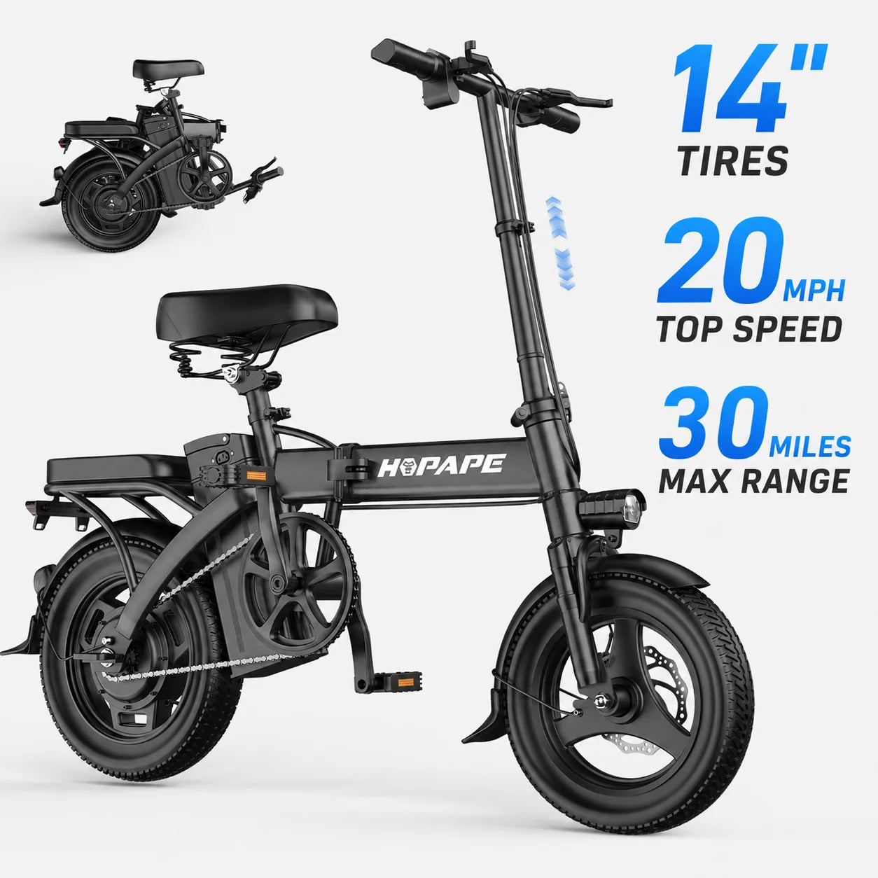 EOEOTWO 750W Electric Mountain Bike With 36V Lithium Battery