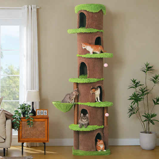 PAWZ Road Floor To Ceiling Cat Tower With Sisal Posts