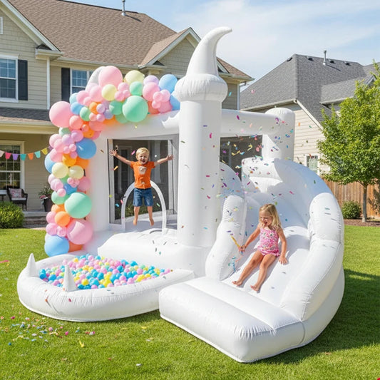 Vancen Inflatable Bounce House With Blower For Kids