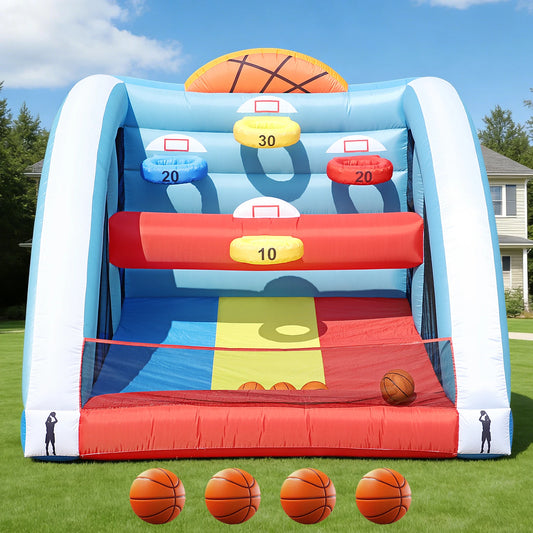 RTS Inflatable Basketball Hoop Game For Outdoor Parties And Events